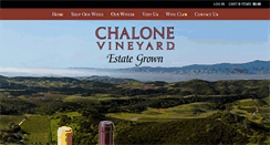 Desktop Screenshot of chalonevineyard.com